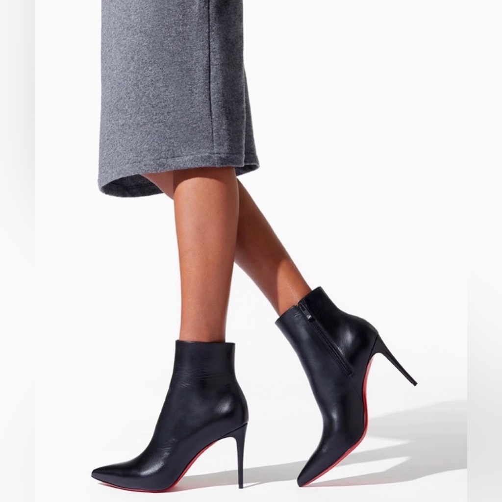 Like New Christian Louboutin So Kate Bootie - Black 85mm